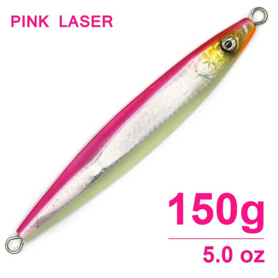 Velocità verticale Jig 150g laser rosa