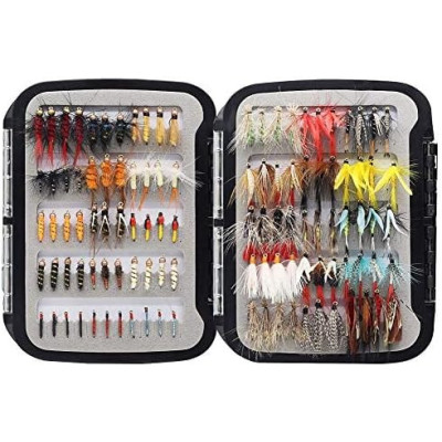 110 Boxed Sets Mixed Dry Wet Nymph Fliegen